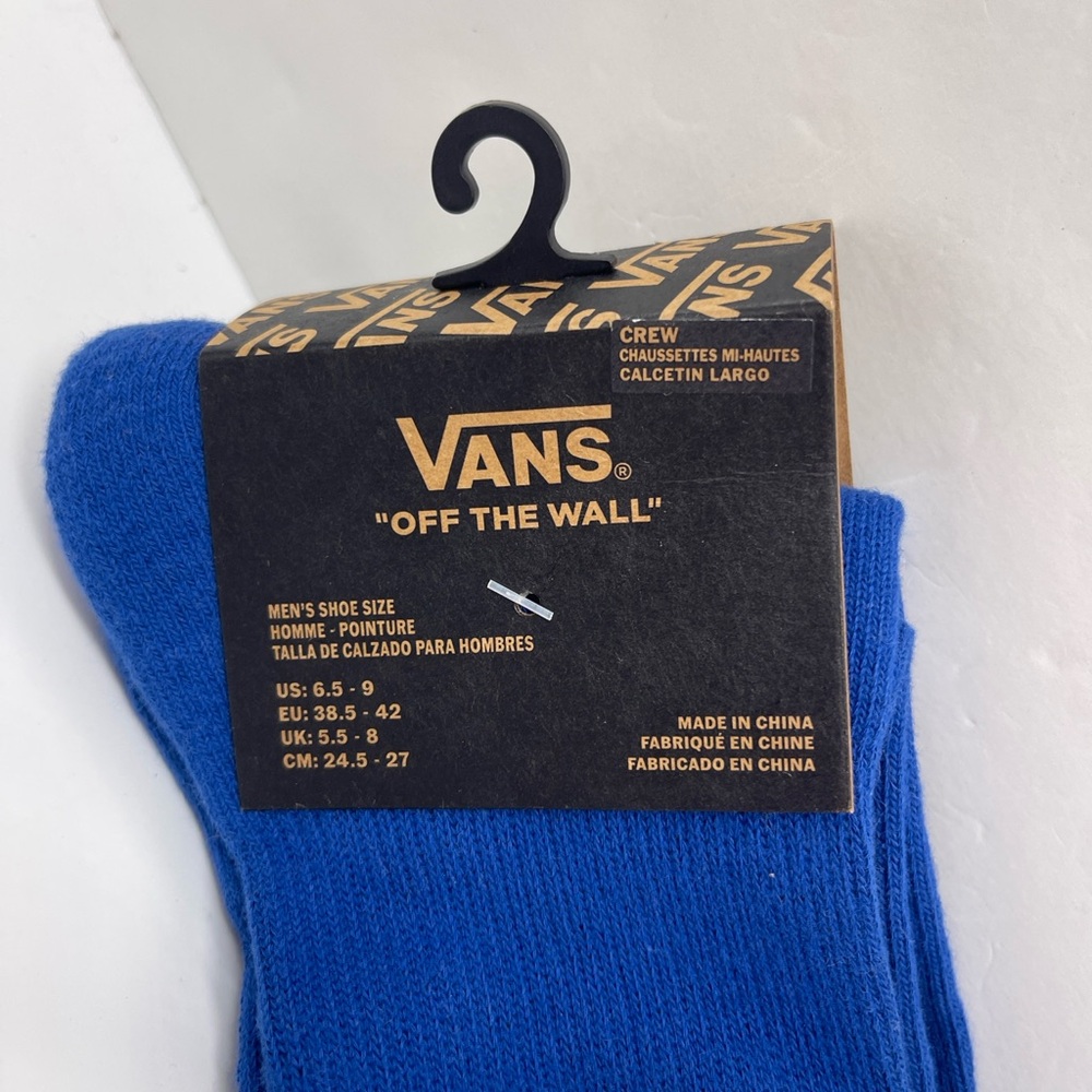 VANS "Off The Wall" Crew socks 
New with the tag authentic Vans socks (1 pair) - Picture 5 of 16